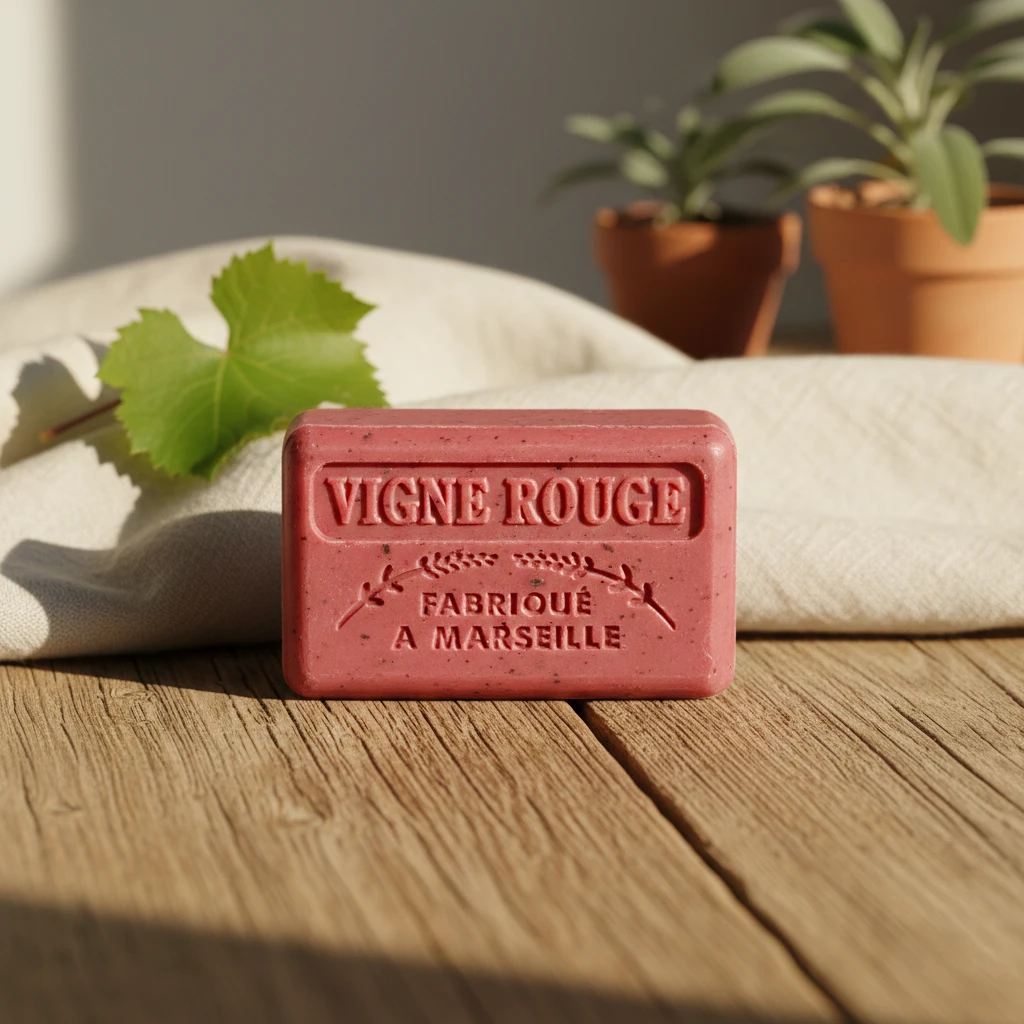 mydło marsylskie winogrono vigne rouge Kokliko
