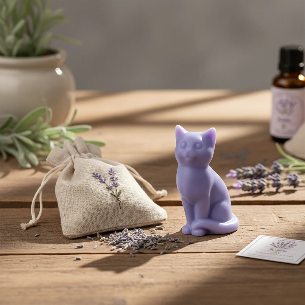 mydło mini dla dzieci kot lawendowe Mydełko mini dla dzieci kot lawendowe