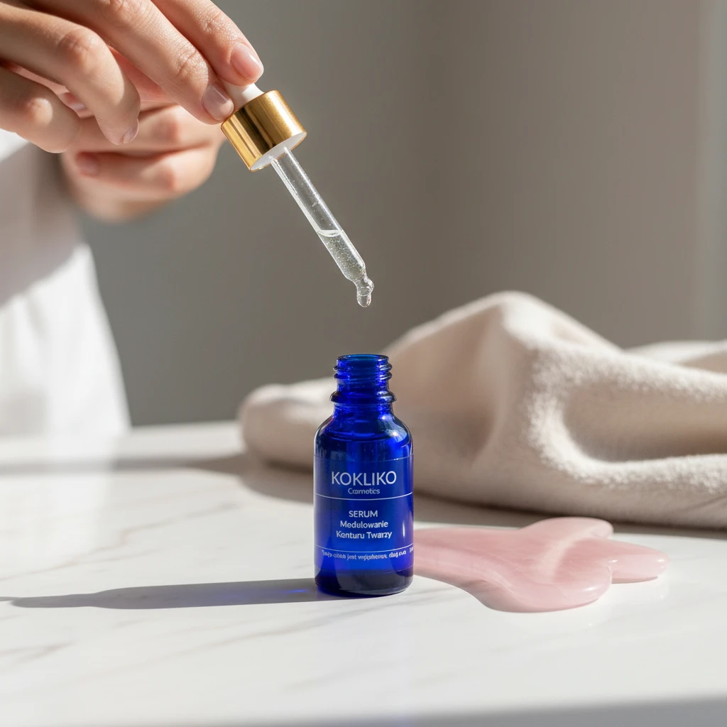 serum modelujące kontur twarzy Kokliko