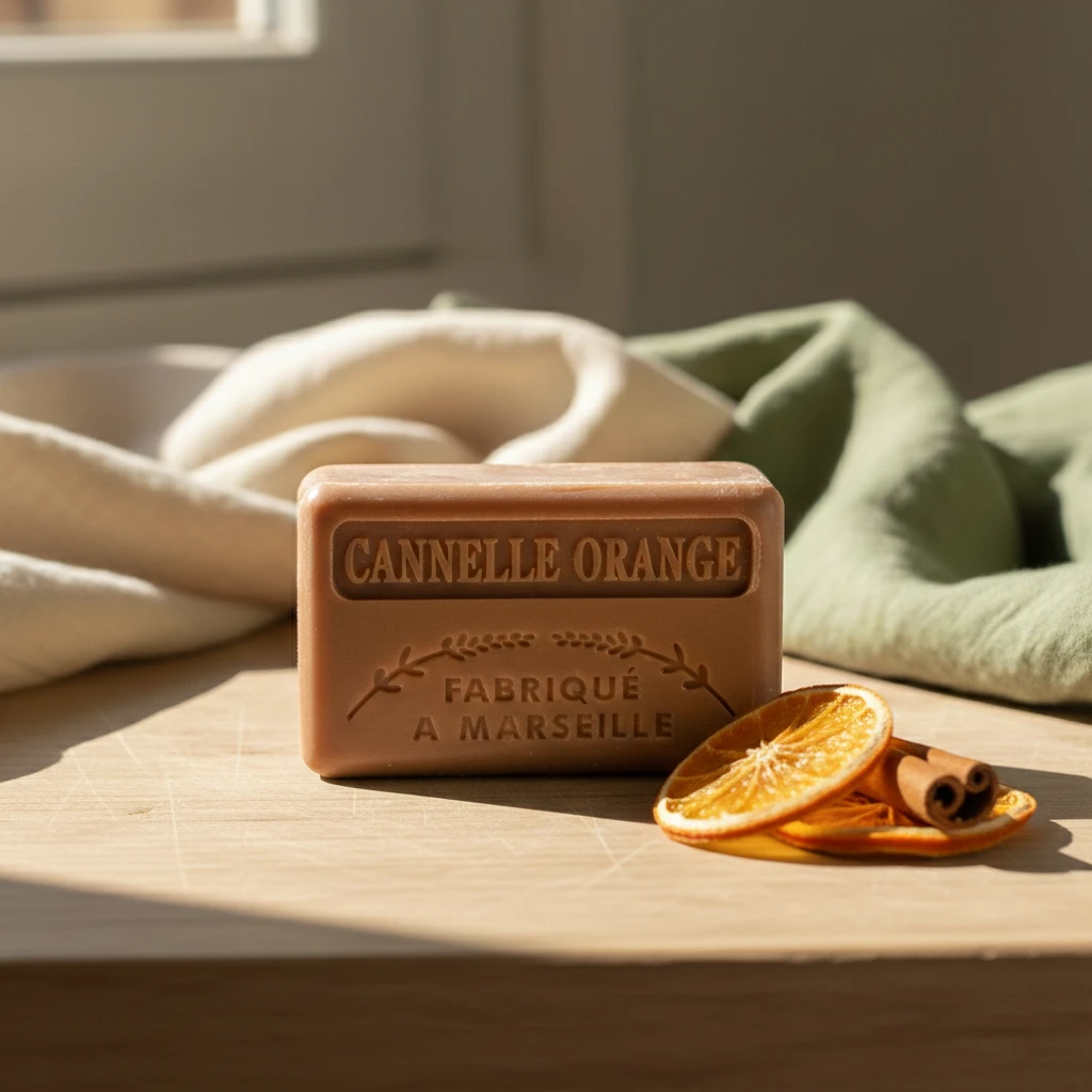 mydło marsylskie pomarańcza cynamon 125g mydło marsylskie pomarańcza cynamon 125g Kokliko
