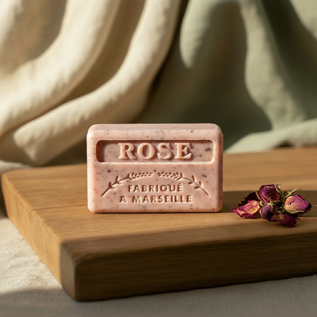 mydło marsylskie róża - rose 125g Kokliko